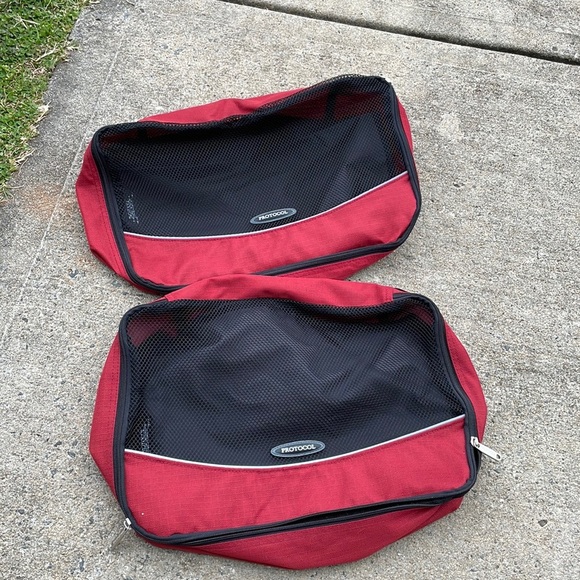 Protocol Red 2 Piece Packing Cubes - Picture 1 of 4